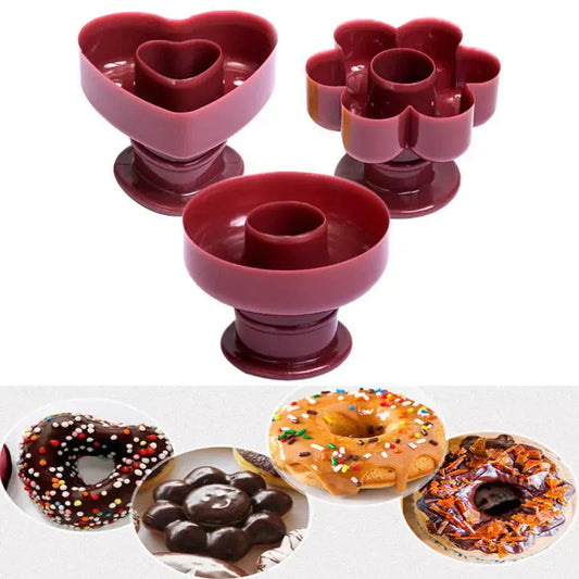 Creative Kitchen Accessories Gadget Donut Mold Cutter Decorating Tool