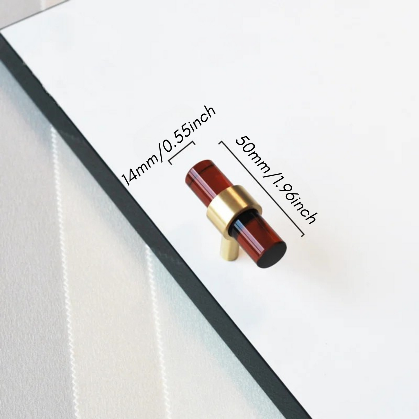 Crystal Cabinet Drawer Handle and Door Knob Small T Bar Handle