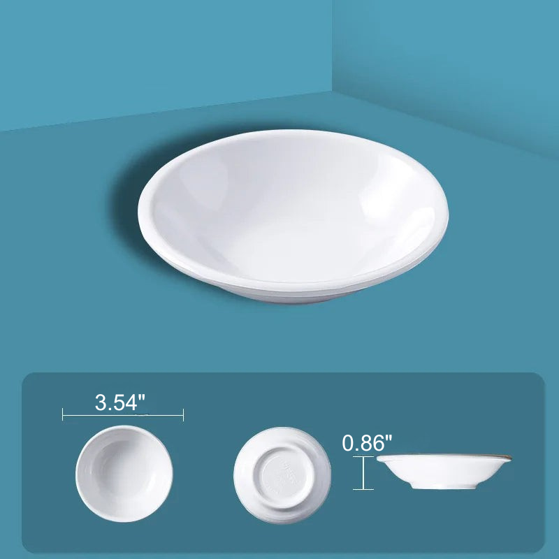 Dipping Saucer Multi-grid Dish Plate Kitchen Dressing Dishes