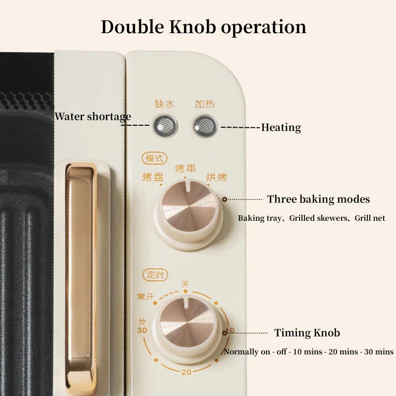 Double-layer Electric Barbecue Machine Household Electric Grills