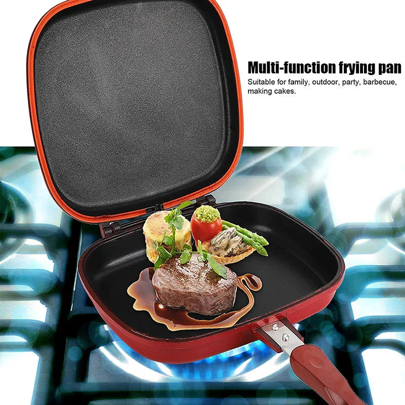 Double Side Bread Frying Pan Non Stick Multiple Purposes Toaster