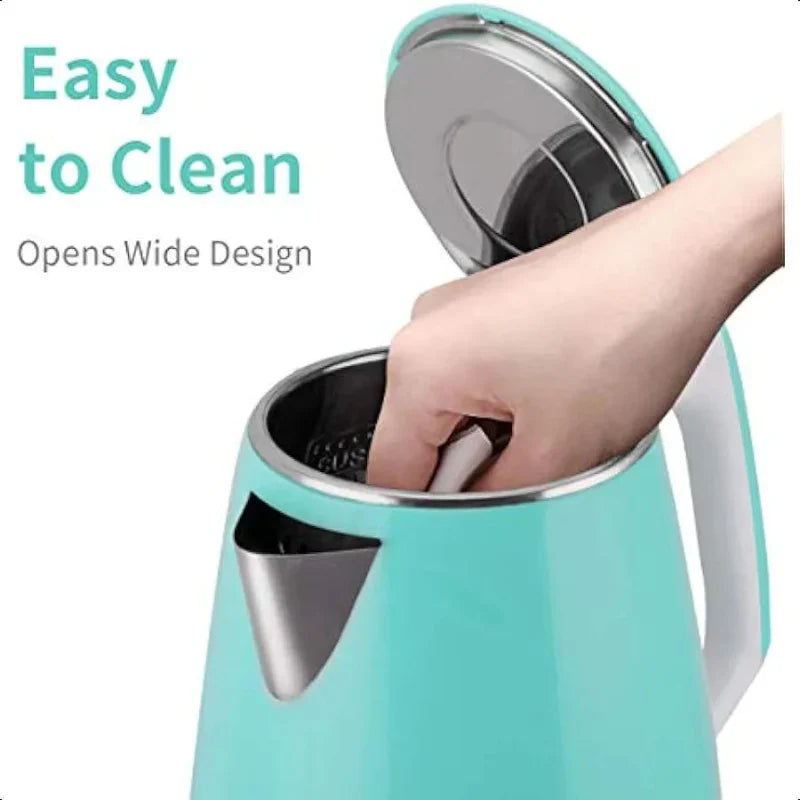 Double Wall Water Boiler Heater Stainless Steel Cool Touch Tea Kettle