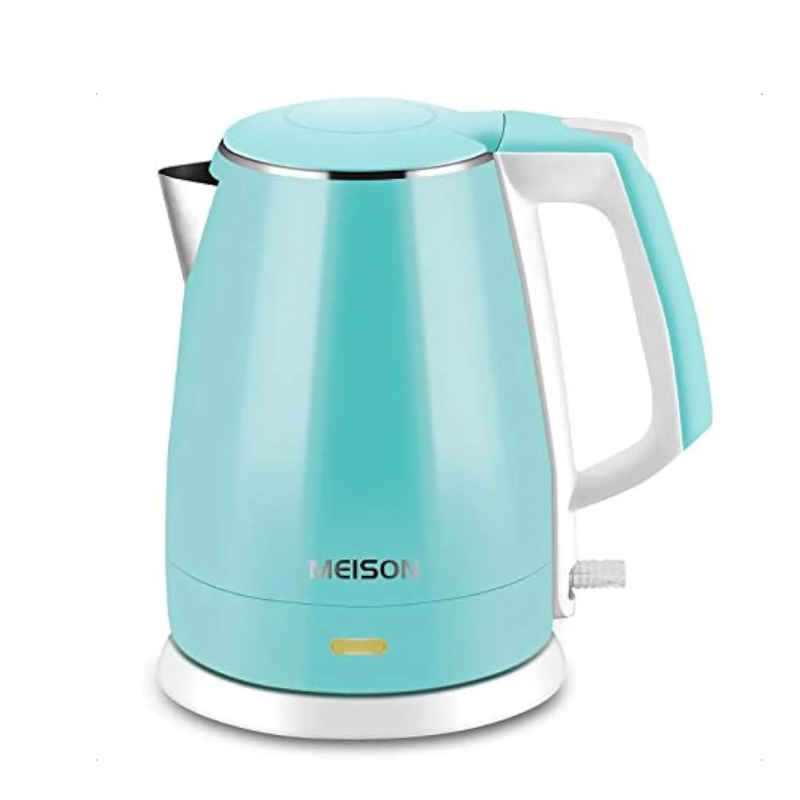 Double Wall Water Boiler Heater Stainless Steel Cool Touch Tea Kettle