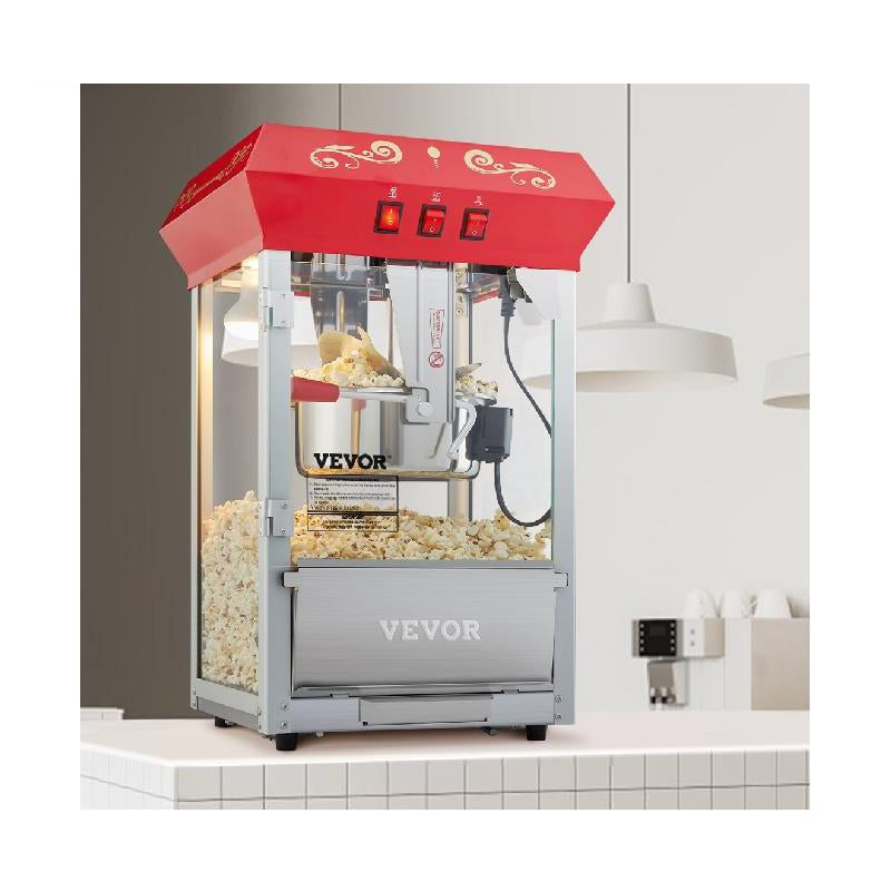 Electric Popcorn Maker Commercial Popper Machine Automatic Cookware