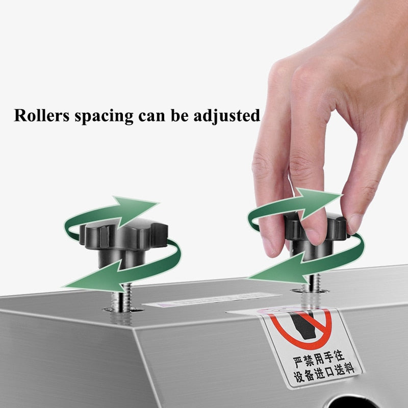 Electric Sugarcane Juicer Commercial Stainless Steel Fresh Press