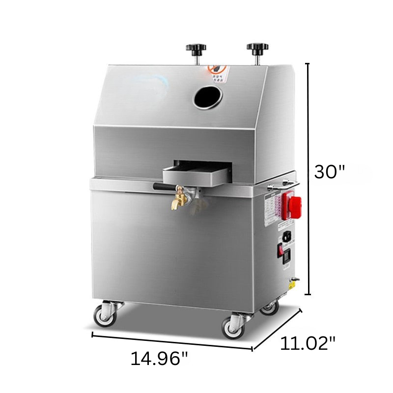 Electric Sugarcane Juicer Commercial Stainless Steel Fresh Press