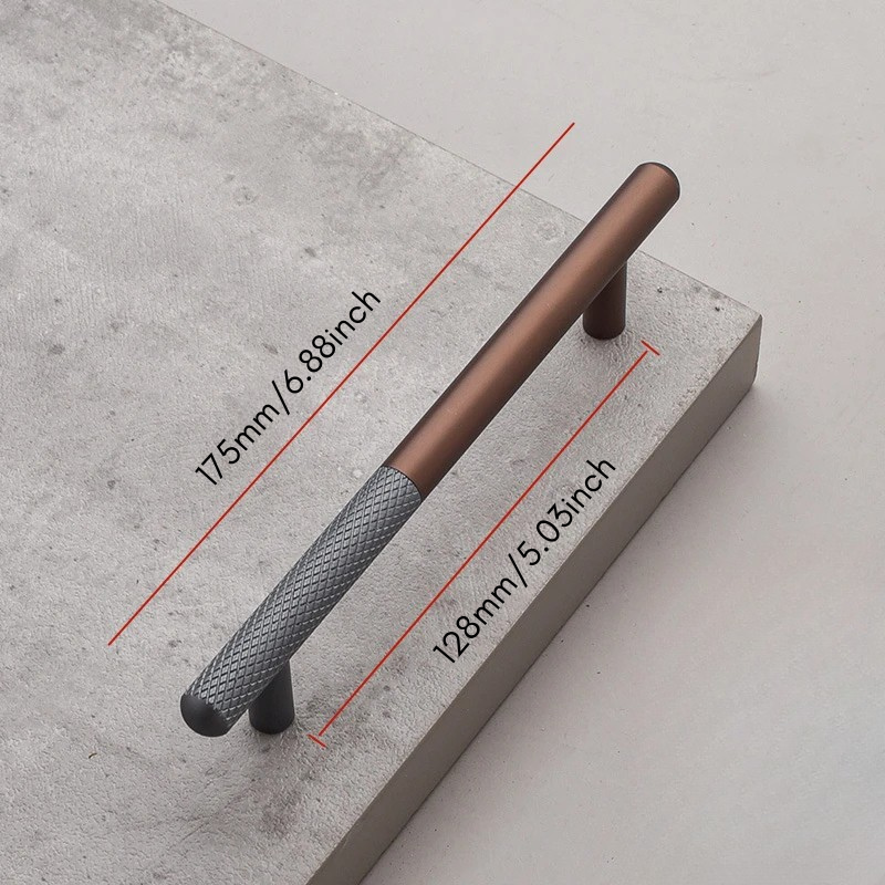 Elegant Cabinet Drawer Door Furniture Knurled Handle and Door Knob