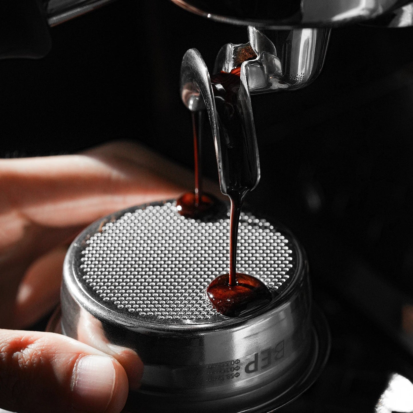 Espresso Coffee Filter Basket Stainless Steel Double Layer Filters