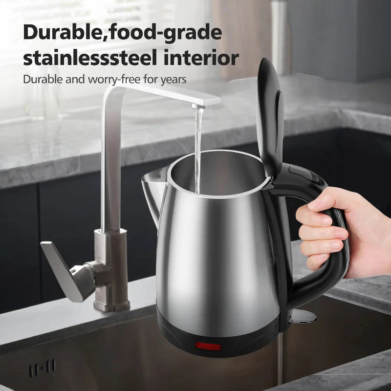 Fast Boiling Stainless Steel Electric Tea Kettle with LED Indicator