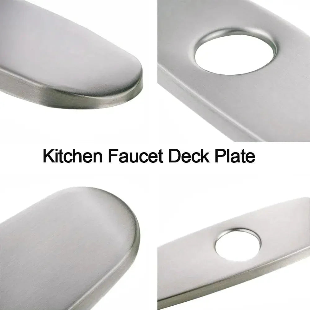 Faucet Plate Hole Tap Cover Deck Plate For Most Single Hole Faucet