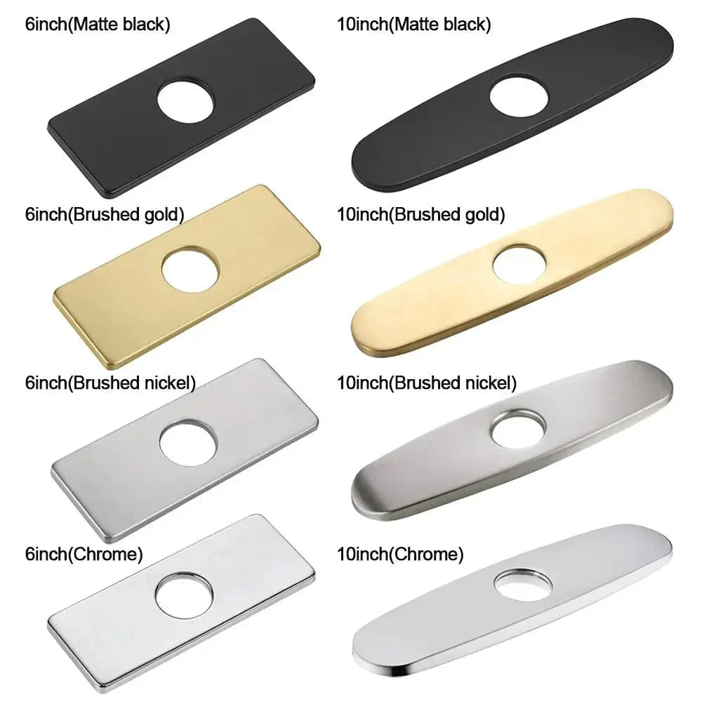 Faucet Plate Hole Tap Cover Deck Plate For Most Single Hole Faucet