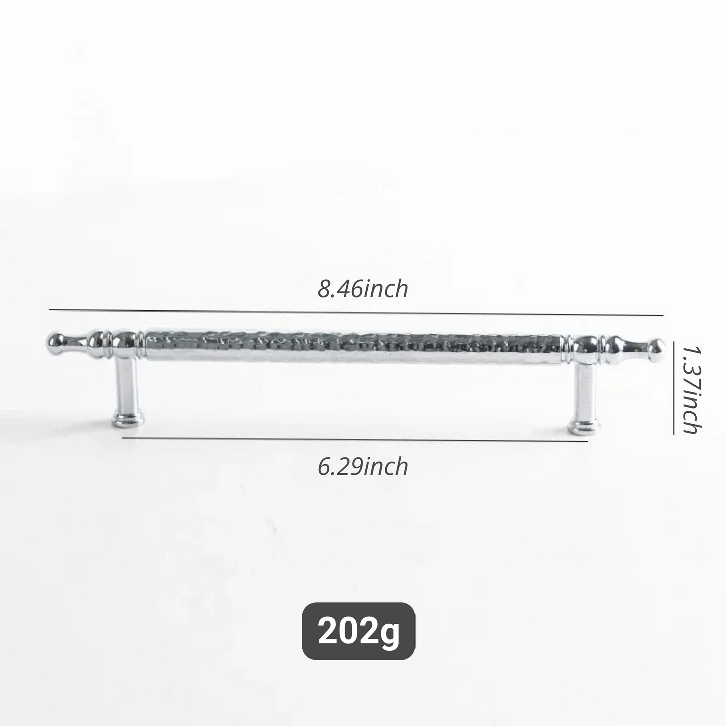 French Handmade Hammer Pattern Cabinet Drawer Door Handle