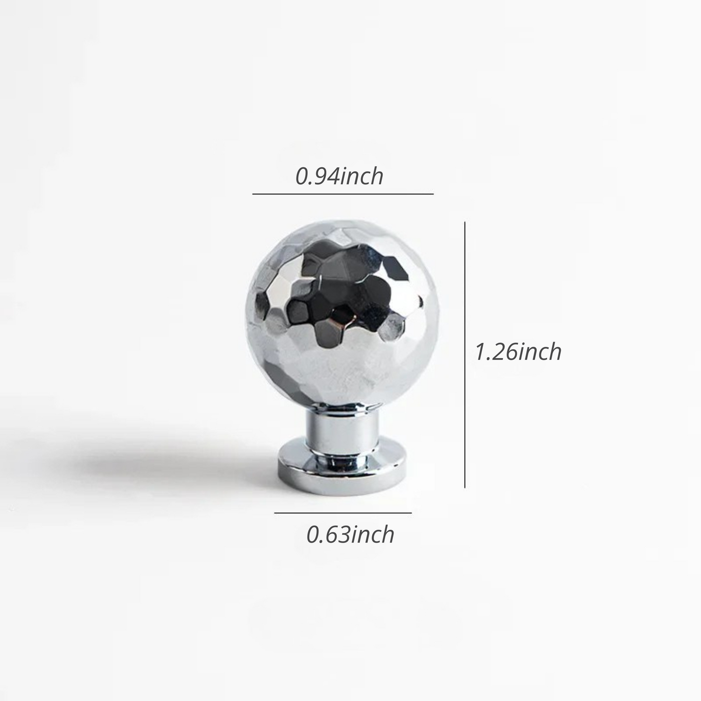 French Handmade Hammer Pattern Cabinet Drawer Door Handle