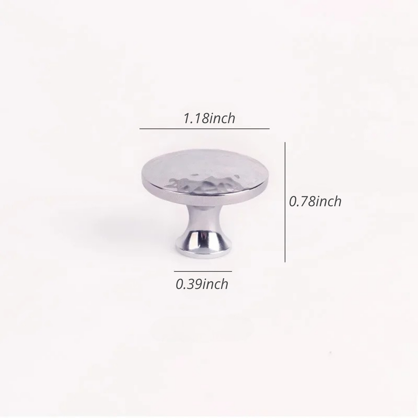 French Handmade Hammer Pattern Cabinet Drawer Door Handle