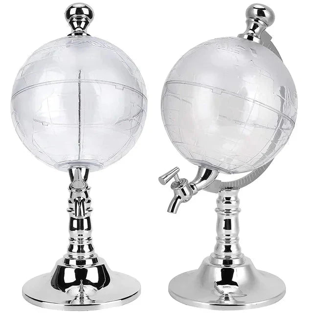 Globe Decanter Drink Dispenser Home Bar Liquor Dispenser Decanter