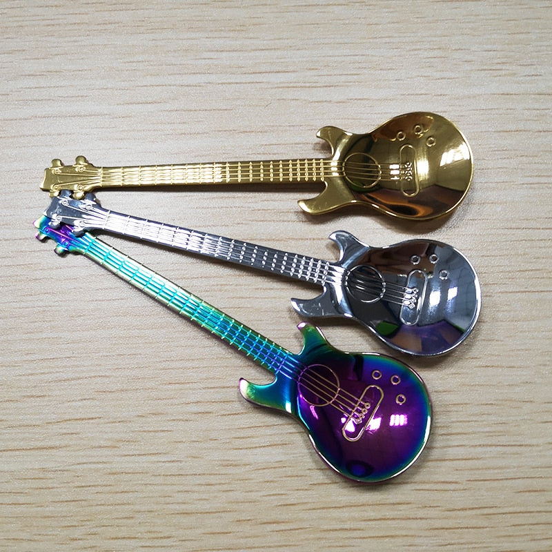 Guitar Shaped Coffee Spoon