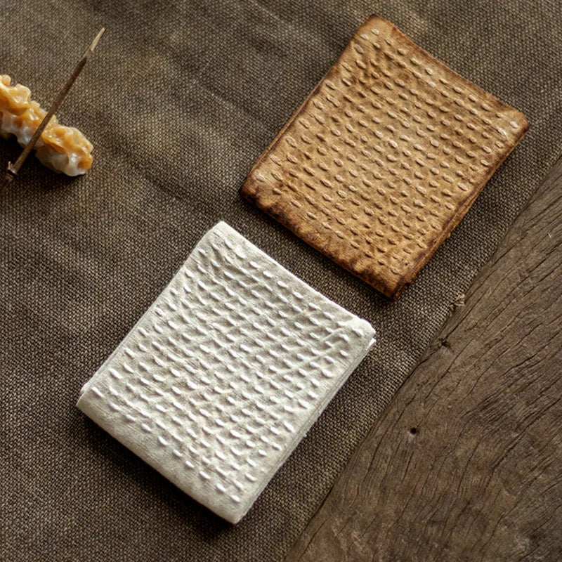 Handmade Cotton Linen Dishcloth Japanese Style Table Napkins Towel