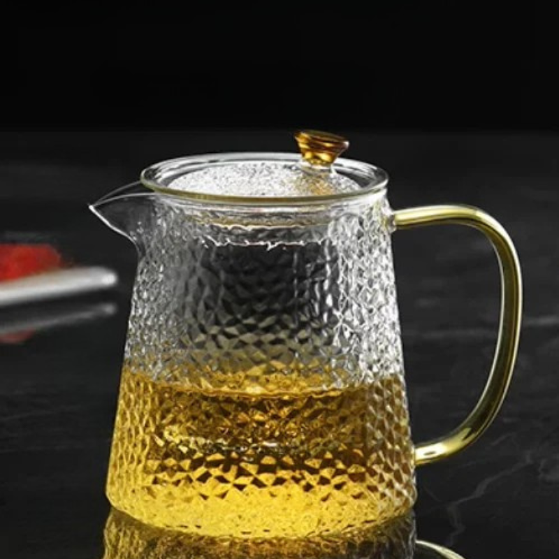 High Borosilicate Glass Teapot Heat Resistant Transparent Teaware