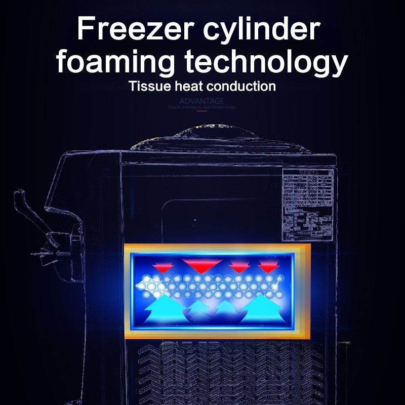 Ice Cream Machine Commercial Automatic Soft Ice Cream Machine