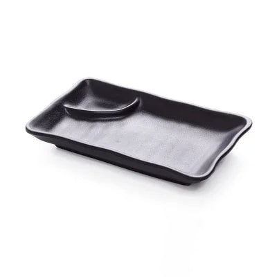 Japanese Melamine Dipping Saucer Plastic Dish Sauce Dispenser