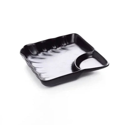 Japanese Melamine Dipping Saucer Plastic Dish Sauce Dispenser