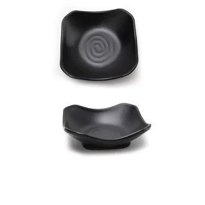 Japanese Melamine Dipping Saucer Plastic Dish Sauce Dispenser