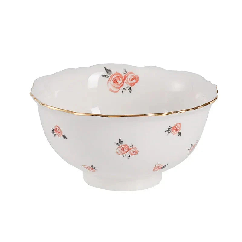 Kawaii Scoop Plate Ceramic Bowl Salad Spoon Steak Plate Dinnerware