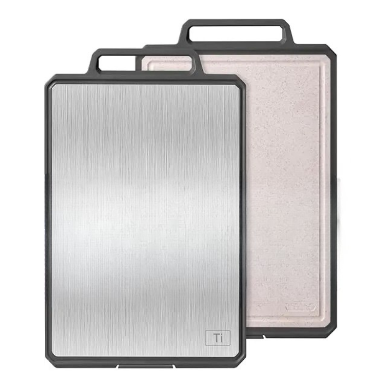 Large Titanium Cutting Boards Non Toxic Chopping Board with Handle