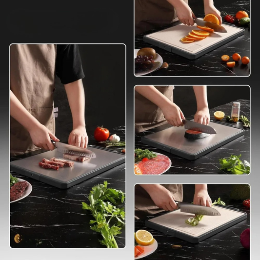 Large Titanium Cutting Boards Non Toxic Chopping Board with Handle