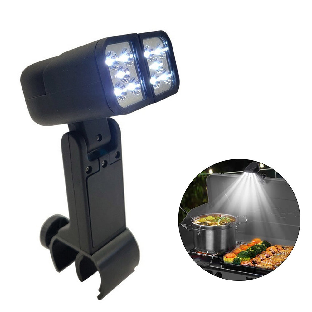 LED Portable BBQ Grill Light Lights Lamp with Handle Mount Clip