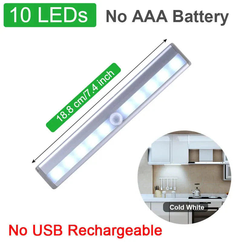 Light LED Lights With PIR Motion Sensor Light Smart Lamp For Kitchen