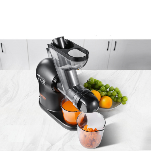 Masticating Cold Press Juicer with Reverse Function and Quiet Motor