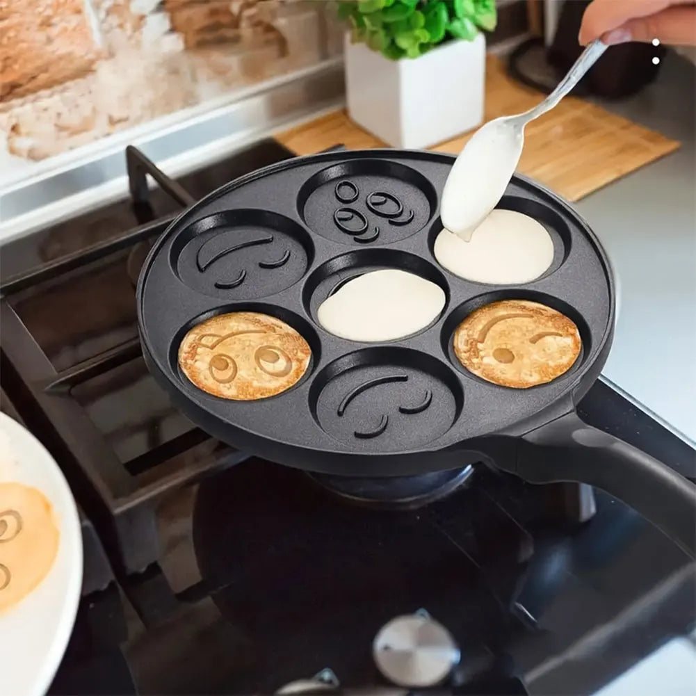 Medical Stone Frying Pan Non stick Breakfast Maker Flat Bottom Pan