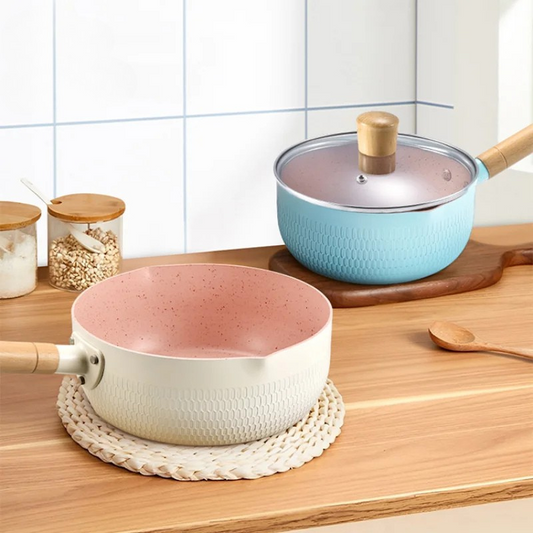 Medical Stone Saucepan With Lid Kitchen Nonstick Pan Pots Cookware