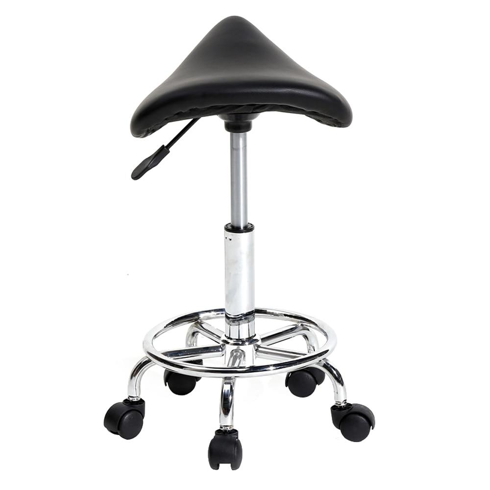 Modern Hydraulic Swivel Saddle Bar Stool