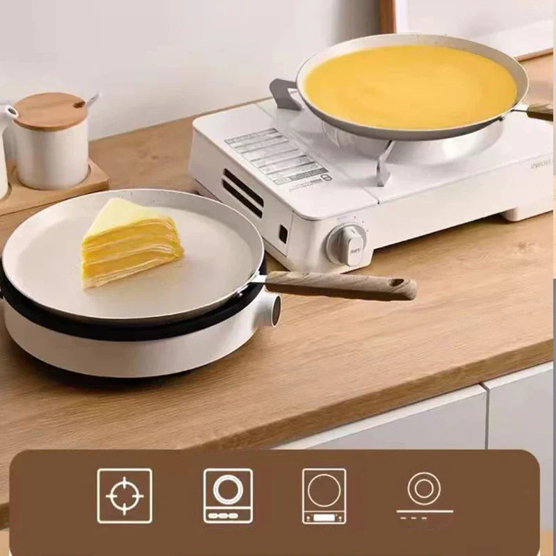 Non Stick Omelet Pan Pizza Cooking Induction Gas Stove Frying Pan