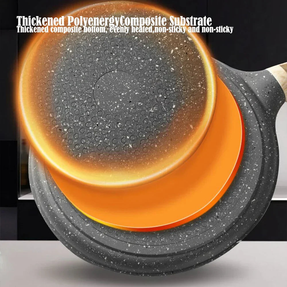 Non Stick Omelette Egg Pancake Frying Pan Induction Gas Cooker