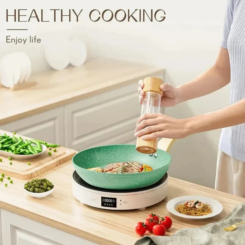 Nonstick Frying Pan Skillet Non Toxic Healthy Stone Cookware