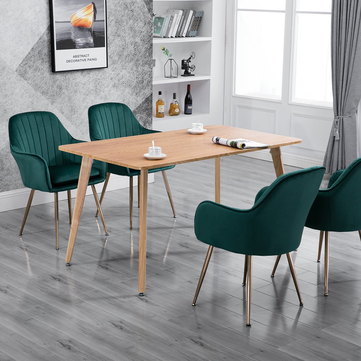 Nordic Style Iron Dining Modern Chair