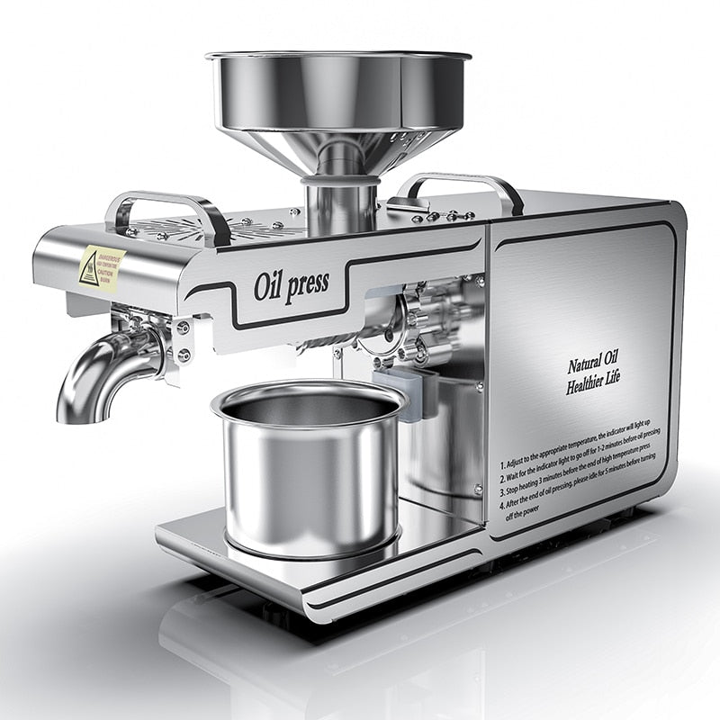 Oil Press Machine Automatic Cold Press Commercial Oil Extractor