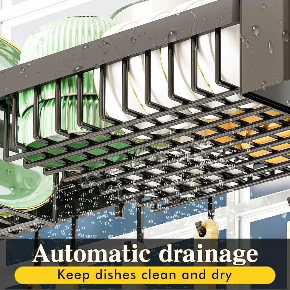 Over The Sink Rack Fits All Sinks Adjustable Dish Drying Rack