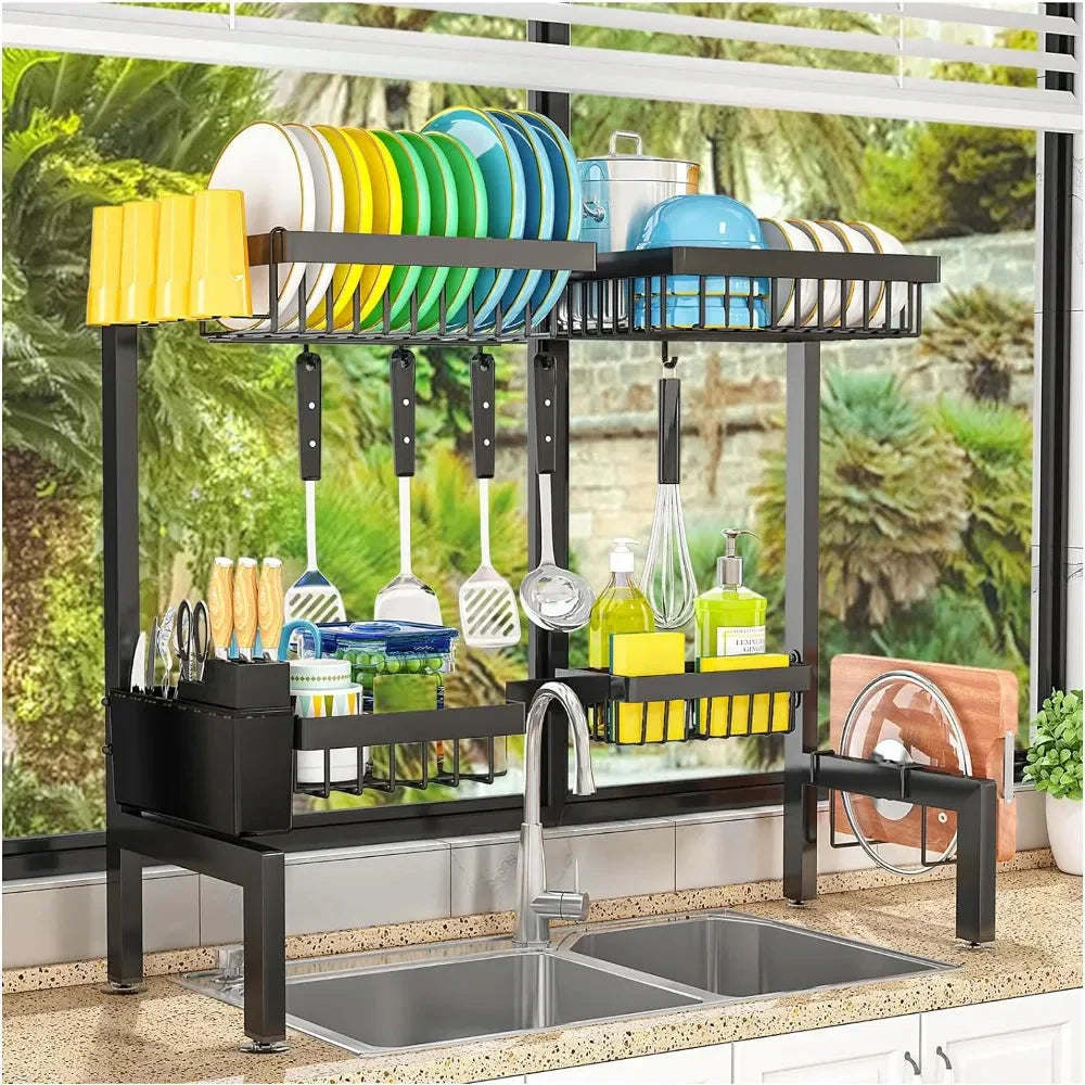Over The Sink Rack Fits All Sinks Adjustable Dish Drying Rack