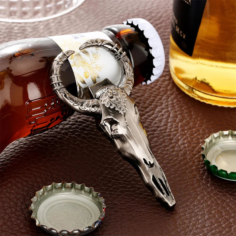 Ox Horn Metal Beer Bottle Opener Unique Creative Bottle Openers