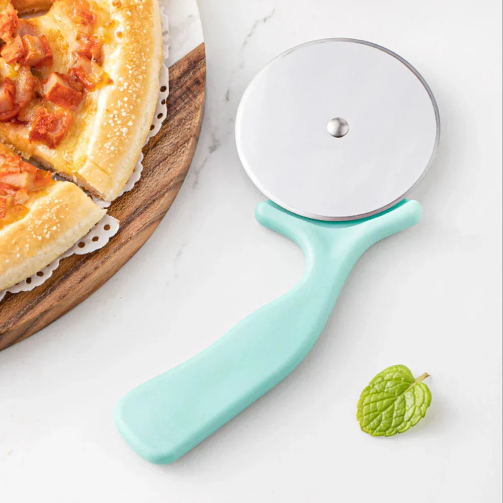 Pizza Cutter Circular Stainless Steel Pizza Wheel Cutter Cake Maker