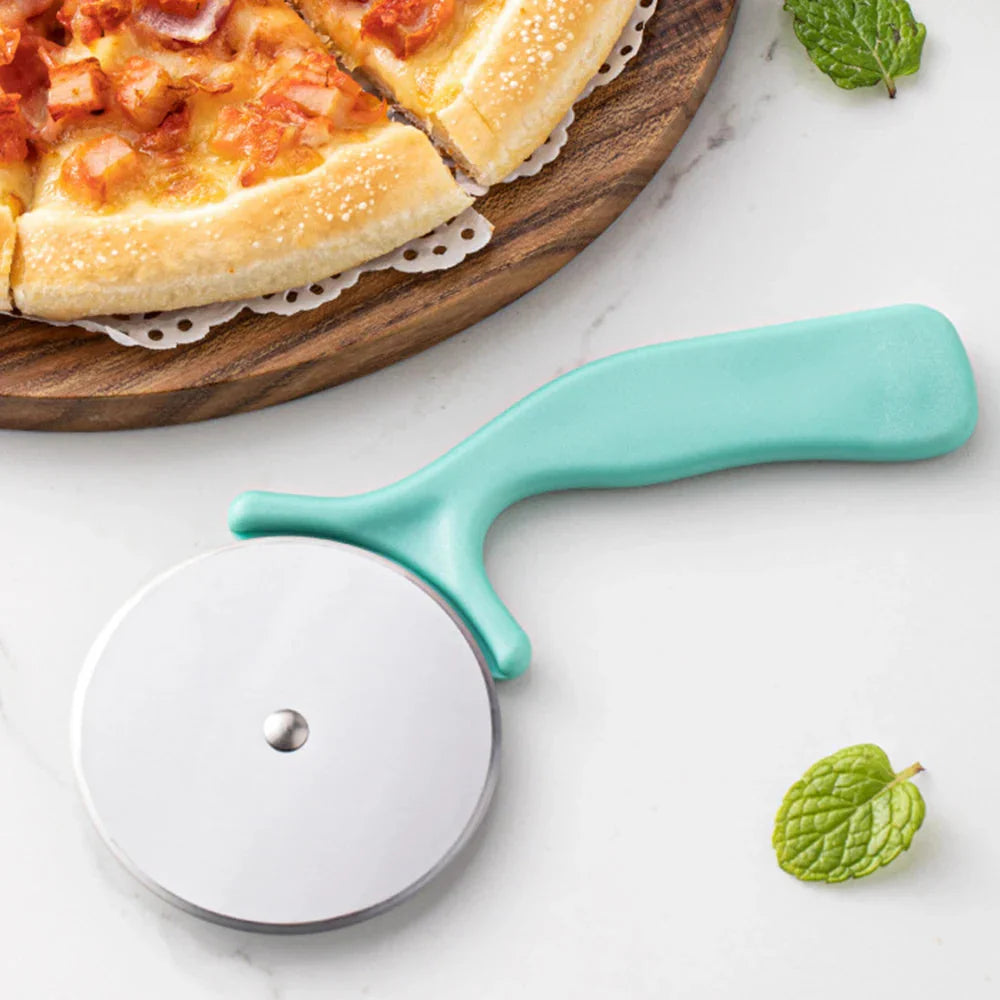 Pizza Cutter Circular Stainless Steel Pizza Wheel Cutter Cake Maker