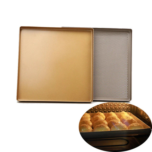 Pizza Square Baking Pan Nonstick Kitchen Accessories Cooking Oven Tray