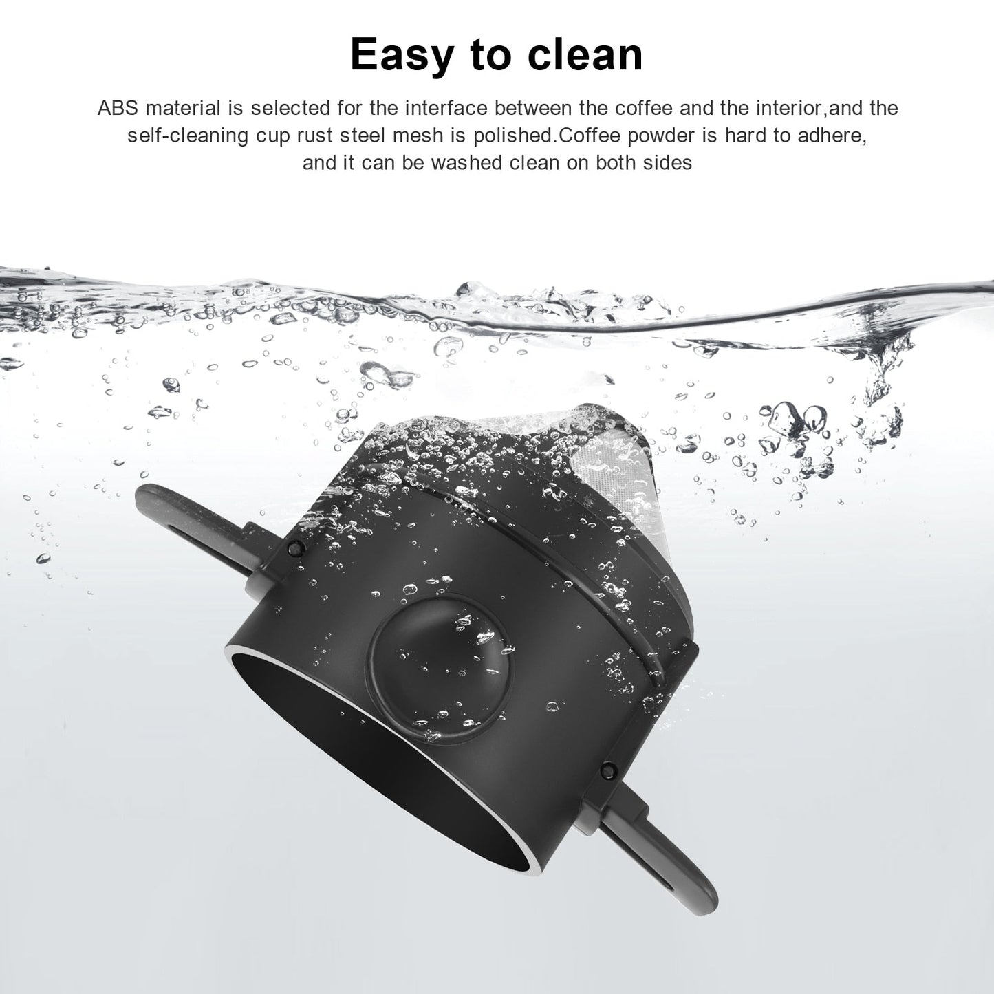 Portable Foldable Coffee Filter Stainless Steel Reusable Coffee Funnel