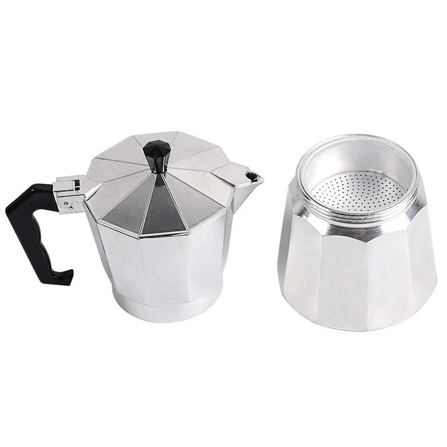 Portable Home Moka Pot Aluminum with Powder Percolator