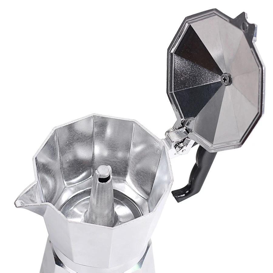 Portable Home Moka Pot Aluminum with Powder Percolator