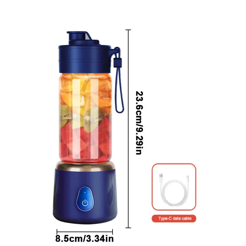 Portable USB Charge Electric Juicer Mini Blender Fruit Squeezer Mixer